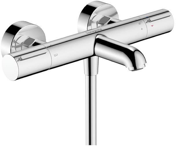 Thermostat bad Ecostat element Hansgrohe chrome
