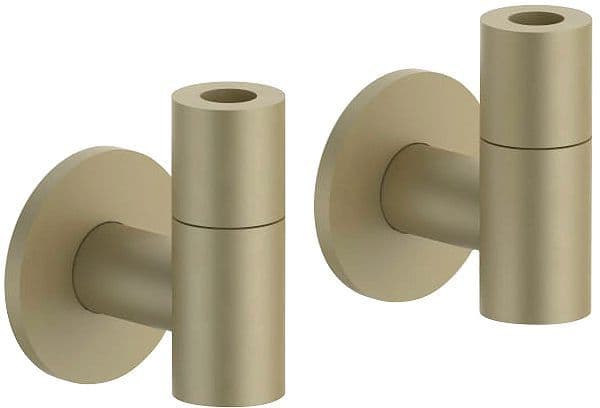 Hoekstopkraan met filter icona classic fantini mat british gold pvd