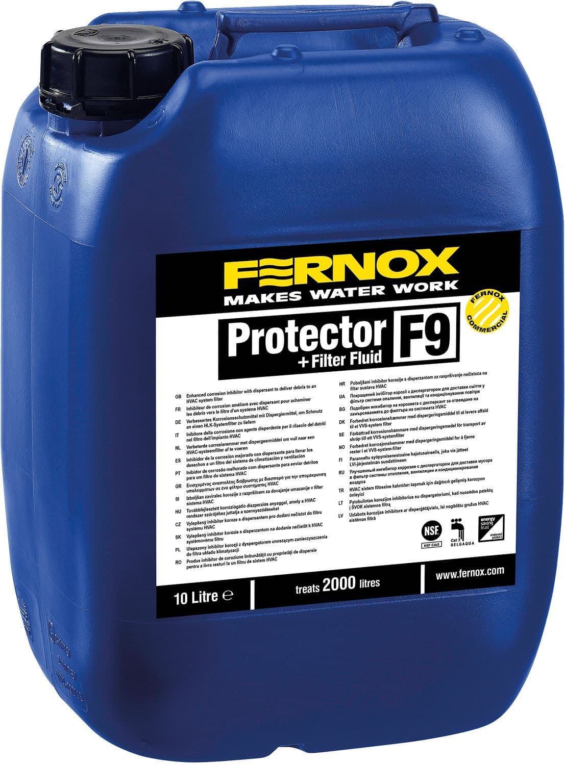 F9 Protector+filter fluid 10L Fernox