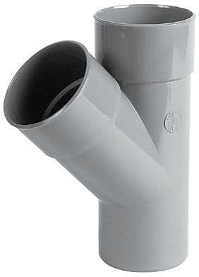 PVC REDUCT.T 45°KW NICOLL 50-40MM GRIJS