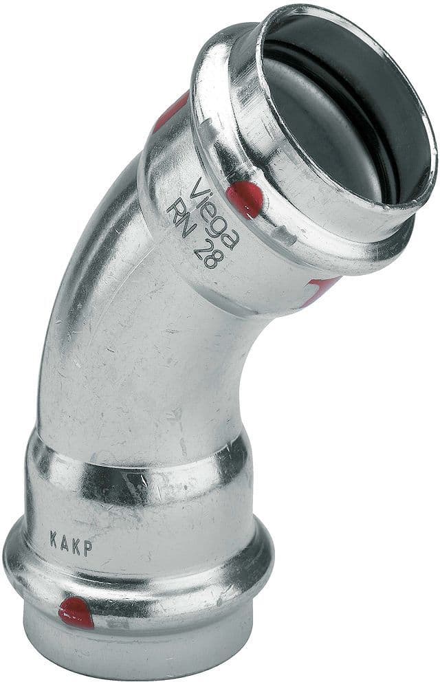Elleboog 45°FF 42MM prestabo Viega