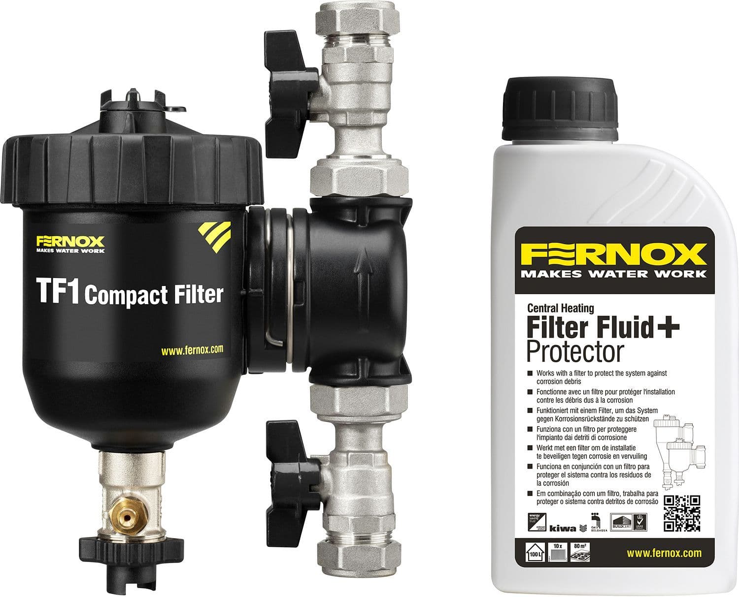 Vuilfilter TF1 Compact fernox+prot+fluid 3/4"