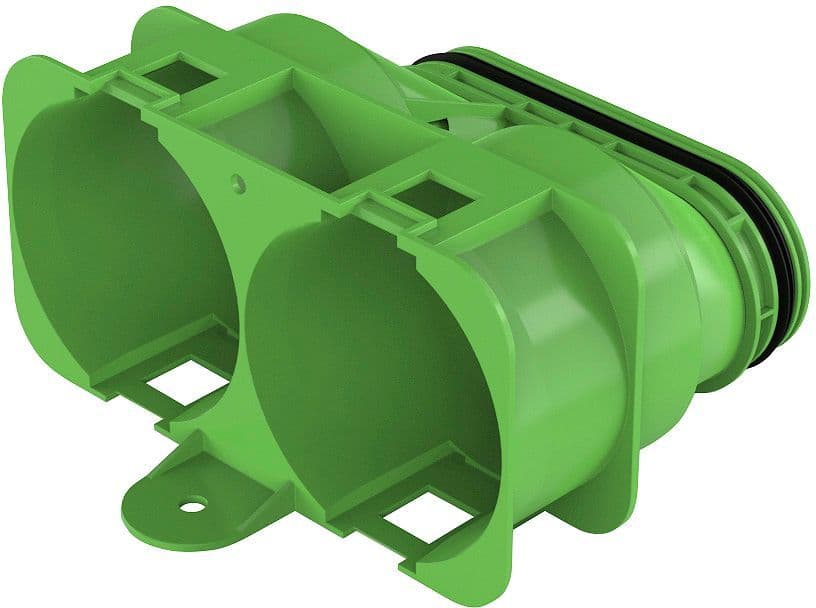 Koppelstuk 2X90 ovaal DucoFlex
