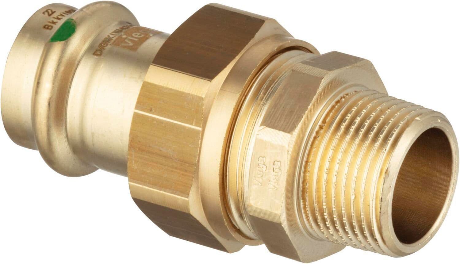 3-DELIGE Koppeling 22MM 1"M profipress