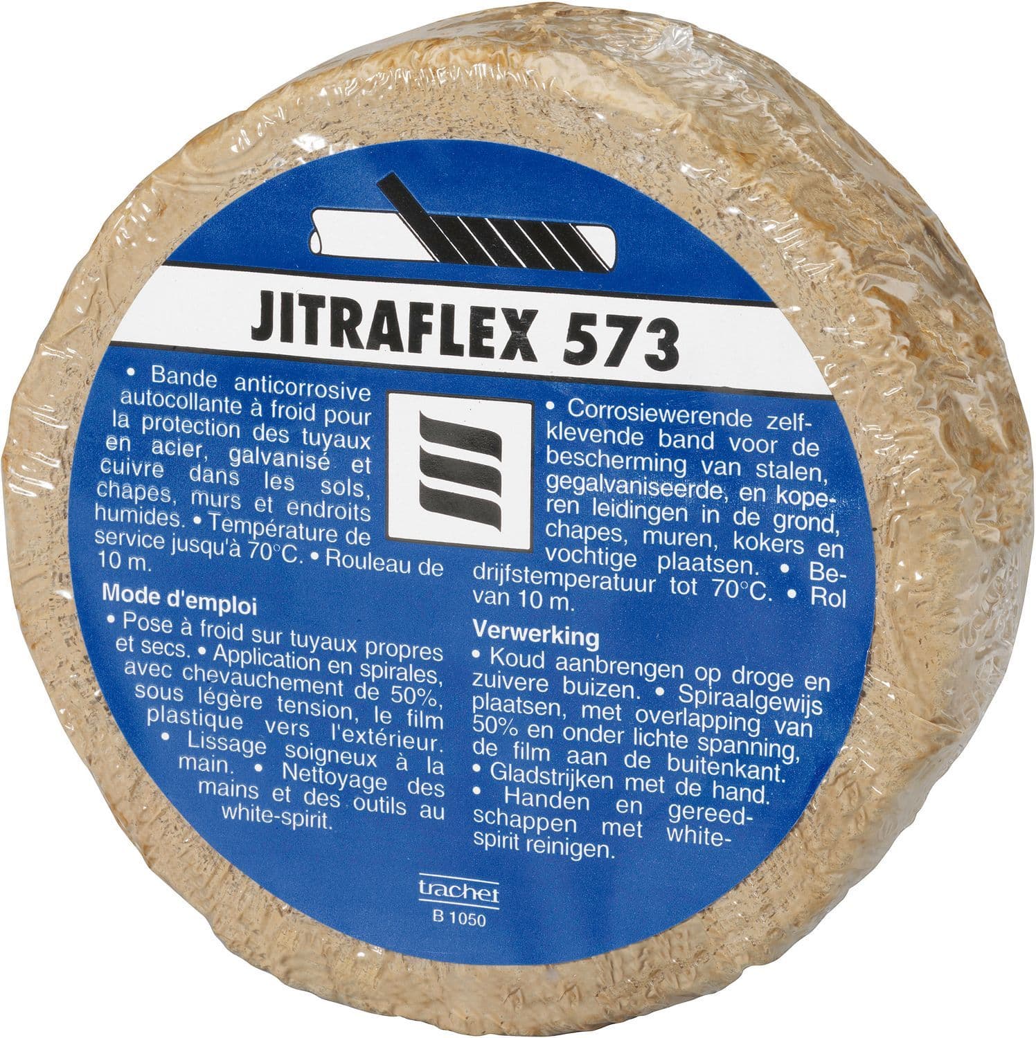 Antikorrosieband jitraflex 573 5CM rol 10M koud water