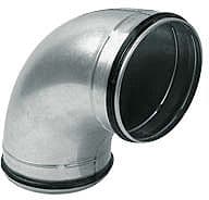 Spiral-d galva elleboog voor ventilatie 90° 100MM