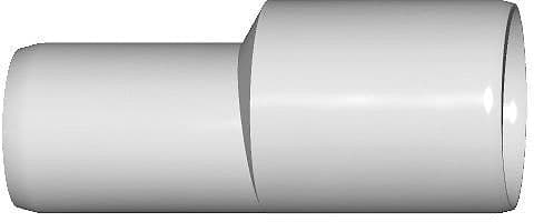 Reductie mof ff 40-32MM wit