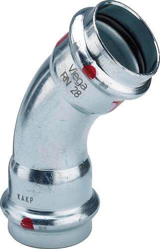 Elleboog 45°FF 54MM prestabo Viega